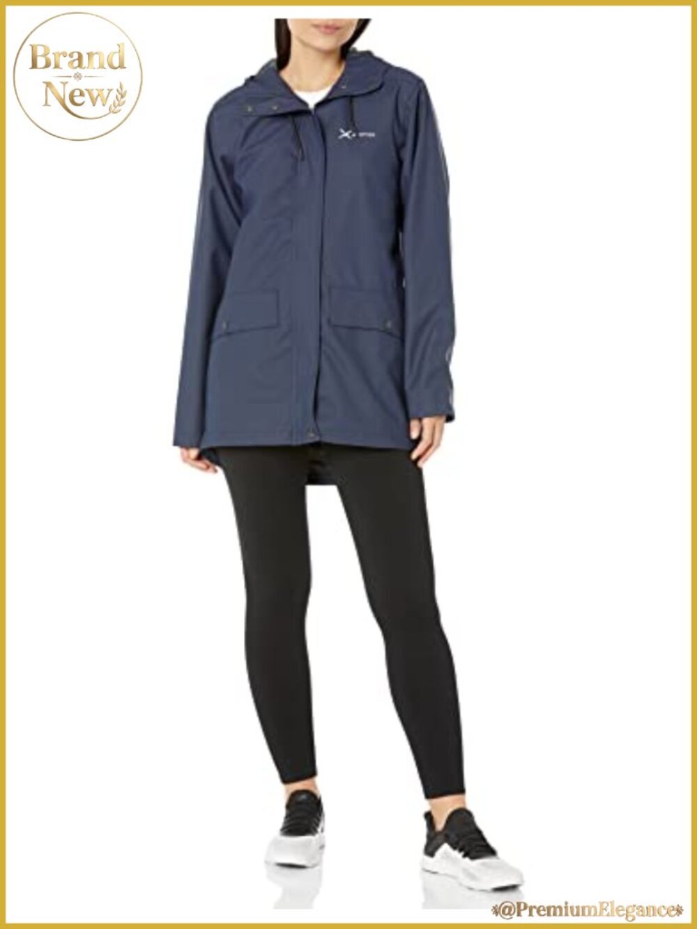 Women's Waterproof Breathable Rain Jacket Packable